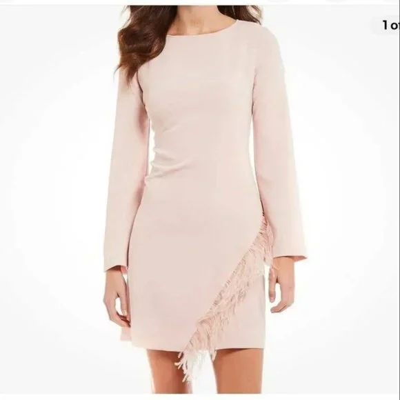 chinese dress ladies Alva Babycord Long Sleeve Midi Dress main image 0